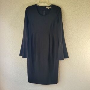 NWOT "RIPE" Black Long Sleeves Women's Dress Size Small Knee Length